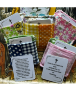 Pocket Prayer Quilt with Cross | Christian Mini Quilt | - $103.10 MXN