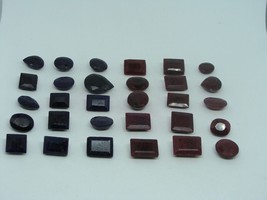 350Carats 30 Pieces Mix Ruby Sapphire Color Enhanced Gemstones Pack Lot EL1252 - £59.67 GBP