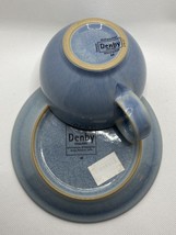 Denby Blue Jetty cup &amp; saucer - £13.86 GBP