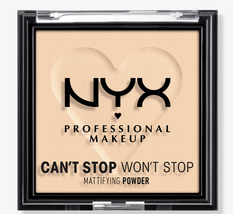 NYX Can’t Stop Won’t Stop All Day Mattifying Powder - You Choose Color - £18.79 GBP