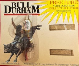 1999 Bull Durham Tobacco Free Fishing Lure w Purchase New in Package - $7.91