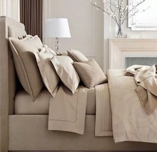 Ralph Lauren Park Avenue Modern Justina 3P Queen comforter shams Taupe $720 - £241.61 GBP