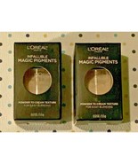 L’Oreal Infallible Magic Pigments Eye Shadow Powder to Cream 440 IVY LEA... - $12.63 CAD