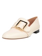 Bally women's janelle calf leather loafers Bone - $457.00