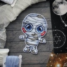 Halloween Voodoo cross stitch plastic canvas pattern pdf - Halloween Embroidery - £3.19 GBP
