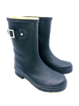 Chooka Women Delridge Mid Calf Rain Boots - BLACK, Size US 7M *Used* - £23.28 GBP
