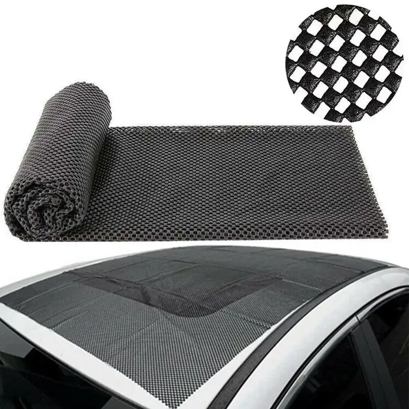Car Non-Slip Mat Multipurpose Universal Black Protective Mat PVC Custom Protec - £20.63 GBP