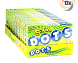 Full Box 12 Packs Tootsie Dots Sour Assorted Flavored Gumdrops Theater C... - $32.38