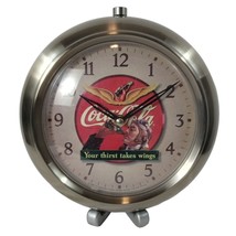 Coca-Cola Your Thirst Takes Wings Retro Style Wall Clock Battery Operated - £56.61 GBP