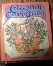cross stitch from a country garden book - $12.60