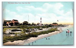 Beach View From Bay Fire Island State Park Long Island NY UNP DB Postcard V17 - £10.60 GBP