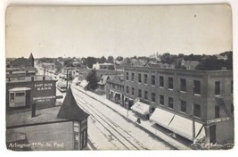 Arlington Hills St. Paul MN PC East Side Bank Bodine Sundberg Drug Co. Winter - £31.11 GBP