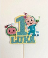 Cocomelon JJ Any Name Cake Topper || Theme Birthday Cake Topper || ANY N... - $15.00