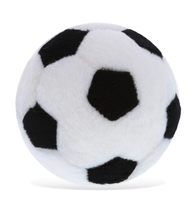 Dog Toys Soft Plush Soccer Ball Squeaker Black and White Sports Fetch Pl... - $13.20+