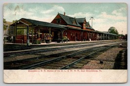 East Stroudsburg PA Railroad Station D.L. &amp; W.R. RR Pennsylvania Postcard H39 - £6.98 GBP