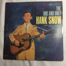 The One And Only Hank Snow Vinyl Lp Album 1962 Rca Camden Records - £2.71 GBP