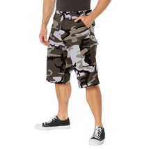 Long BDU Cargo Shorts City Camo Relaxed Fit Military Zipper Fly Fast Shi... - $39.32+