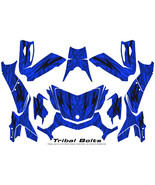 CAN-AM BRP SPYDER F3-T GRAPHICS KIT CREATORX DECALS TRIBAL BOLTS BLUE - $484.95
