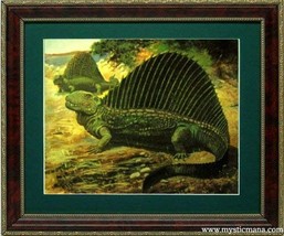 Dimetrodon Dinosaurs Framed Print Museum Mural - £44.04 GBP