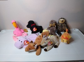 Lot Of 9 Authentic Beanie Babies From The 90&#39;s - $499.99