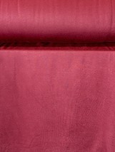 FLEECE KNIT FABRIC POLYCOTTON 64&quot; WIDE TUBULAR BURGUNDY 9 OZS BY THE YARD - £2.86 GBP