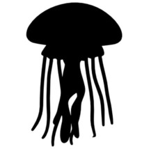 Awesome Jellyfish  5PCS Car Stickers for  Stickers Decorations Decor  Living Roo - £46.18 GBP