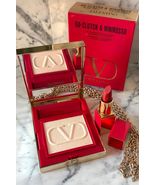 Valentino Go-Clutch Powder 01 Very Light &amp; 219a Star Studded Lipstick w/... - $179.79 CAD