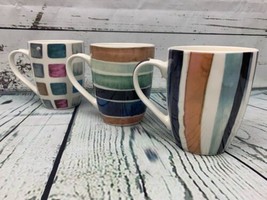 Set of 3 11.5oz Marble Patterns Coffee Mugs Ceramic Tea Cup Set - £22.20 GBP