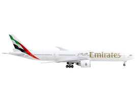 Boeing 777-300ER Commercial Aircraft Emirates Airlines White w Tail Stripes 1/40 - £55.98 GBP