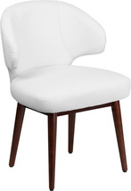 White Leather Side Chair BT-2-WH-GG - £158.23 GBP