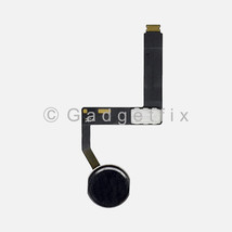 Black Home Menu Button Flex Cable Replacement For Ipad Pro 9.7 A1673 A1674 A1675 - £17.29 GBP