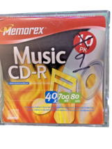 Memorex Music CD-R Recordable Compact Disks D13-4 Pack of 9 - $4.83