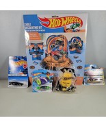 Hot Wheels Lot Party Kit Wild Racer Themed and 3 Sealed Cars and 1 New M... - $16.98