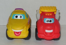 2011 Hasbro Lot of 2 Tonka Chuck &amp; Friends Trucks Soft Plastic chunky - £11.52 GBP