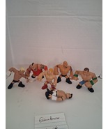 WWE Rumblers Rampage Slam City 6 Wrestlers Clay Cena Ziggler Rock Brown ... - $70.00