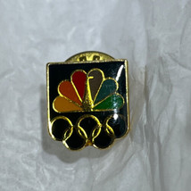 NBC United States Olympics USA Olympic Rings Games Advertising Lapel Hat... - £4.59 GBP