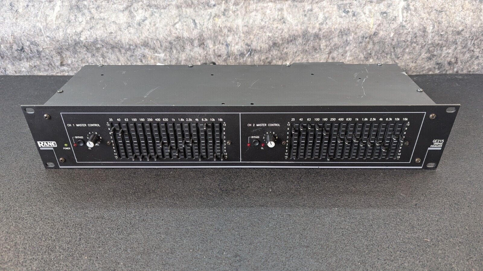 Works Rane GE215 Dual Channel 15-Band Graphic Equalizer w/ Power Supply - $97.99