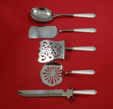 William and Mary by Lunt Sterling Silver Brunch Serving Set 5pc HH WS Custom - $319.87