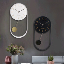 Creative Luxury Modern Quartz Swing Clock Living Room Wall Decoration - £47.16 GBP
