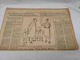 Chicago Herald And Examiner Sunday April 22 1934 - $16.04