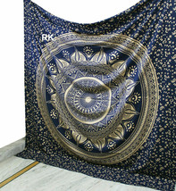 Cotton Mandala Tapestry Large Indian Wall Hanging Hippie Room Decorative Throw - £12.90 GBP