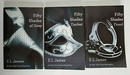 Fifty Shades of Grey TRILOGY SET Books #1-3 Fifty Shades Darker Freed E.L. James - £9.57 GBP