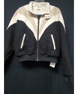 Mother The Big M Jacket Coat Tokyo Drift Black Beige White Zip Up Size L... - €120,79 EUR