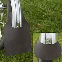 London Craftwork Leather Mudguard Flap Set for Brompton Regular Brown - $19.65