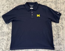 Michigan Wolverines Polo Shirt Tommy Bahama Island Zone Supima Mens XXL ... - $49.49