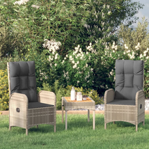 Outdoor Garden Yard Patio 2pcs Poly Rattan Chair Chairs Seat With Cushio... - £249.27 GBP+