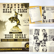 Western Hall of Fame 1949 Hoss Opera Souvenir Program San Francisco Oakland - £30.20 GBP