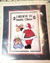 Daisy Kingdom I Believe in Santa Claus Bucilla Cross Stitch Kit 82885 NE... - £8.69 GBP