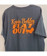 Vintage Tshirt TEE Kevin Behler Flat Out Pedal to the Metal XL - $16.83