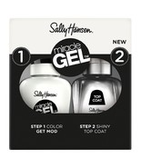 Sally Hansen Miracle Gel Nail Color &amp; Top Coat, 900 Get Mod 2 x 14.7 ml - $14.99